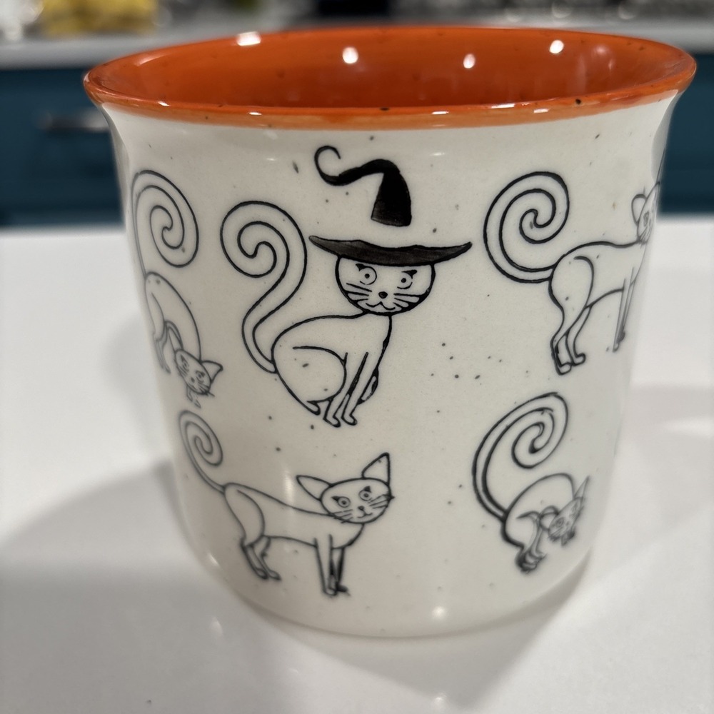 Halloween Cat Mug From Meritage